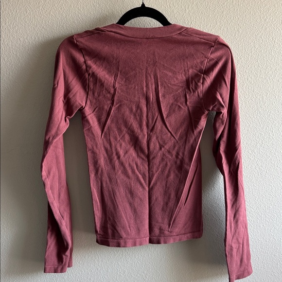 Free People Wide Awake Layering Top Crushed Berry Pink size medium/Large - Picture 6 of 6